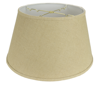 5216 Burlap Floor Lampshade Hardback with Trim #5216